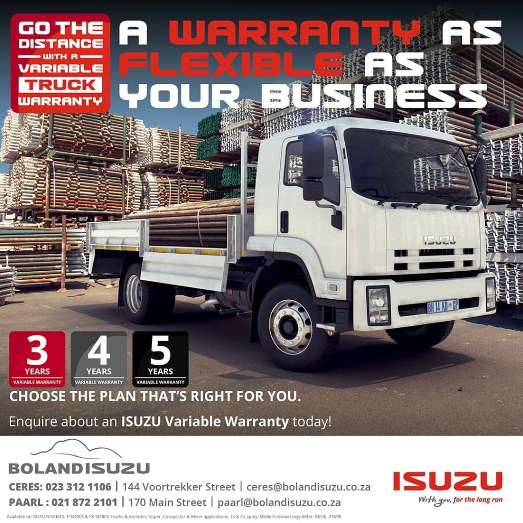 Isuzu Variable Truck Warranty