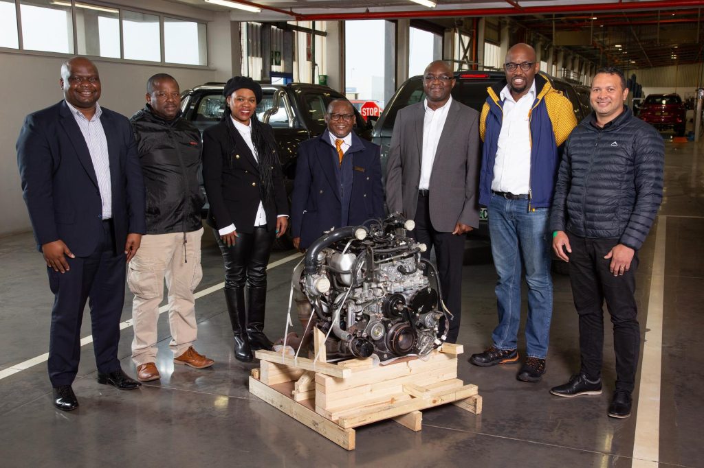 Isuzu Motors South Africa donates engine to the University of Johannesburg